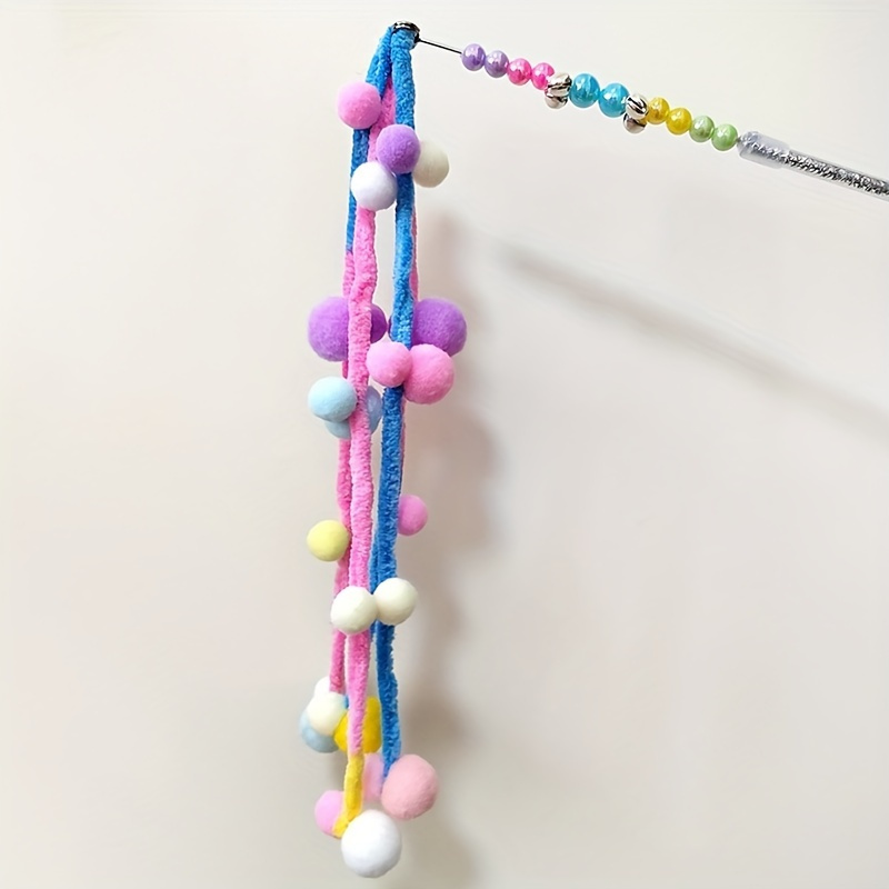 1pc Random Cat Cat Teaser, Long , Interactive Cat Chew Toy For Grinding Teeth And Sports