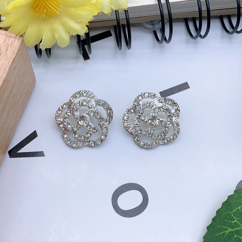 TEMU Bottoni traforati 10 pz, bottoni con strass, bottoni a gambo -argenteo, bottoni per camicia per , bottoni per abito da sposa, bottoni stile con