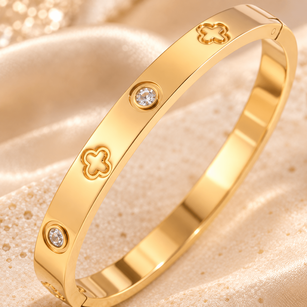 4pcs Stackable Jewelry Set with Double Heart Pendants
