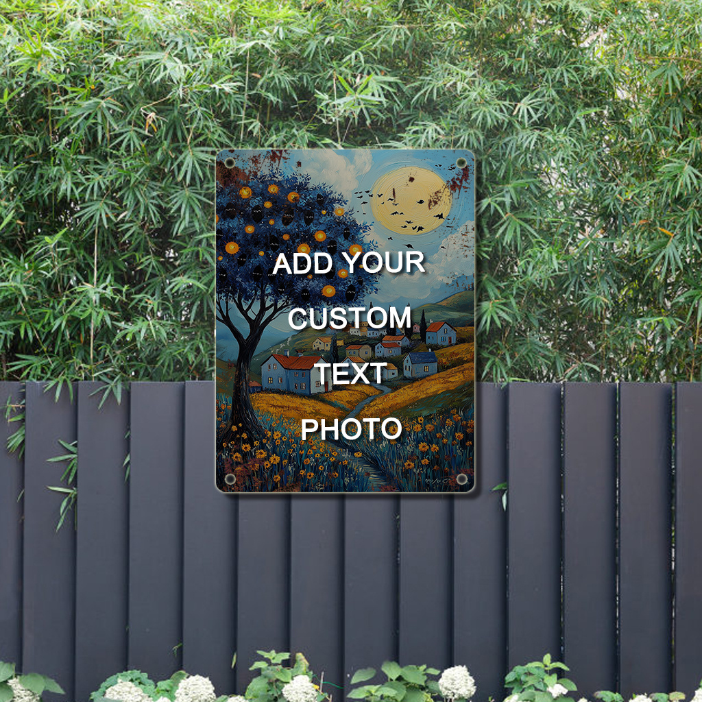 Personalized Photo Metal Wall Plaque with Your Own Image