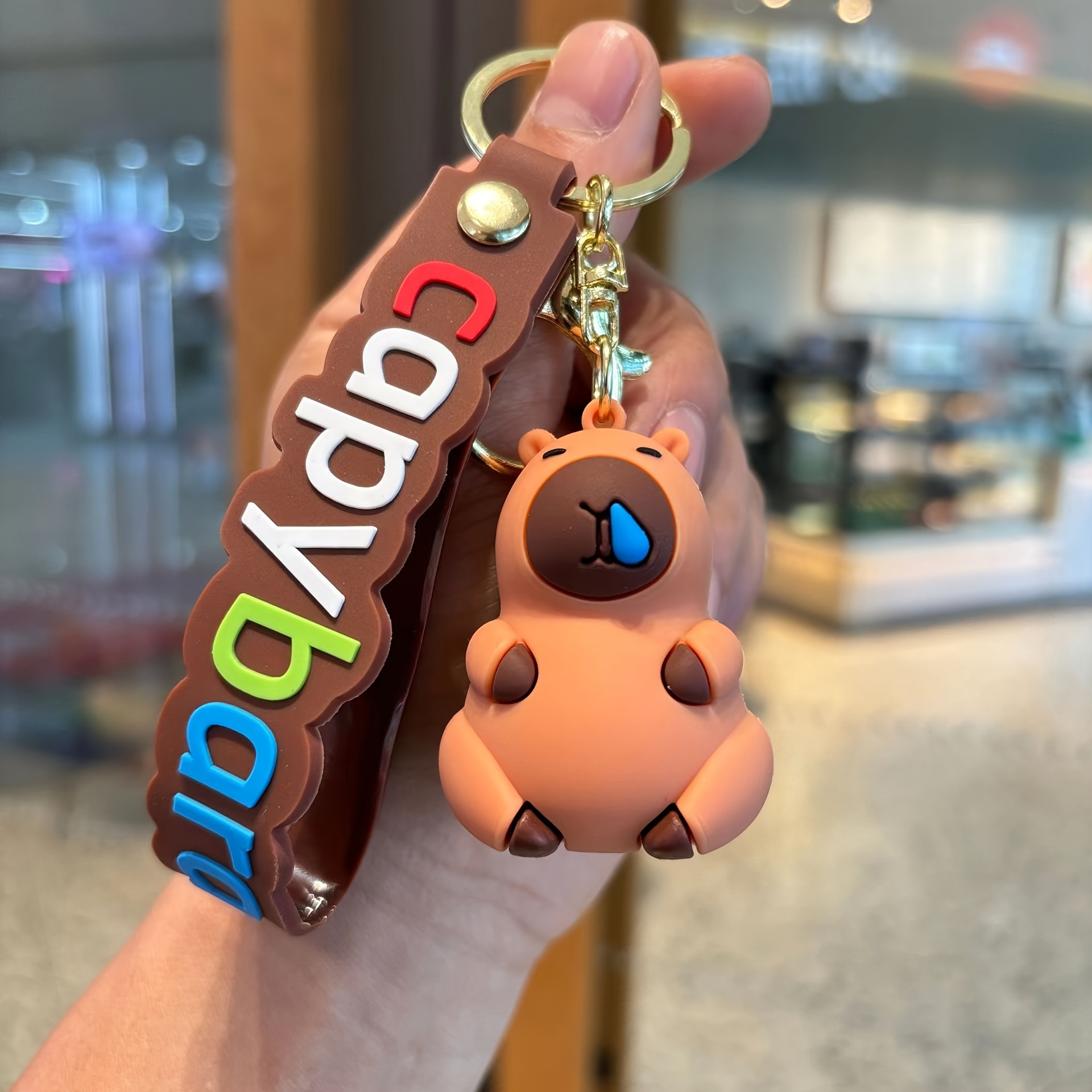Pack De 4 Llaveros De Capibara - Diseño Lindo Y Colorido Para Mochilas, Bolsas O Colección | Regalo Perfecto Para Amantes De Los Animales
