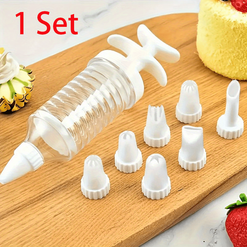 1 sett med sprøytedyser, Lag Deilige Mesterverk med Ultimative Kakedekorasjonssettet, Bakeprodukter: retailer-supplied image