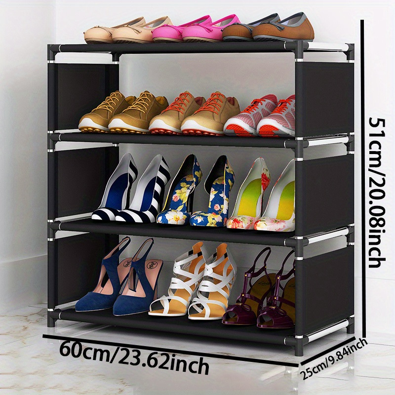 space saving 4 5 tier shoe rack dustproof entryway organizer for home and dorm easy assembly multi functional storage solution   shoe rack details 1