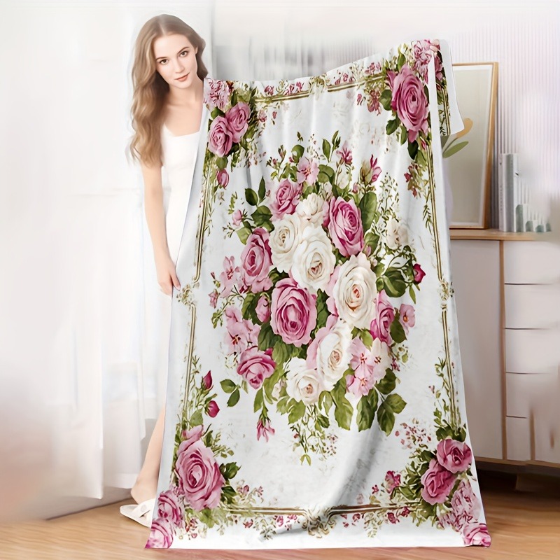 1pc of bathroom bath towel double sided floral quick dry towel made of ultra fine fibers large adult beach towel that doesnt   sand suitable for swimming and fitness absorbent bath towel that doesnt shed lint ideal for hotels