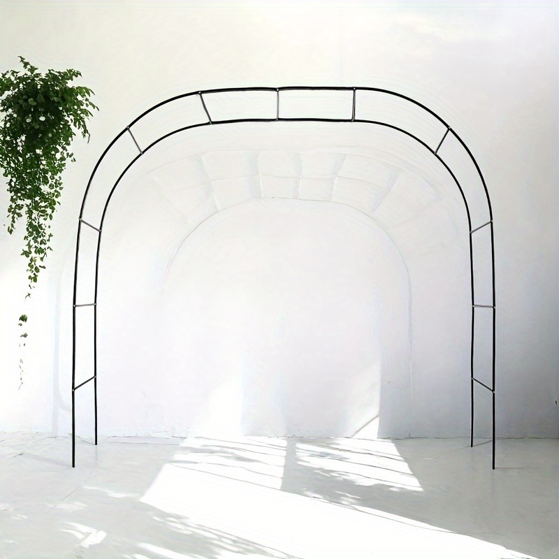   garden arch lightweight outdoor grape trellis easy to assemble climbing plant frame suitable for 11 scenes weddings birthdays party decorations and more   arch