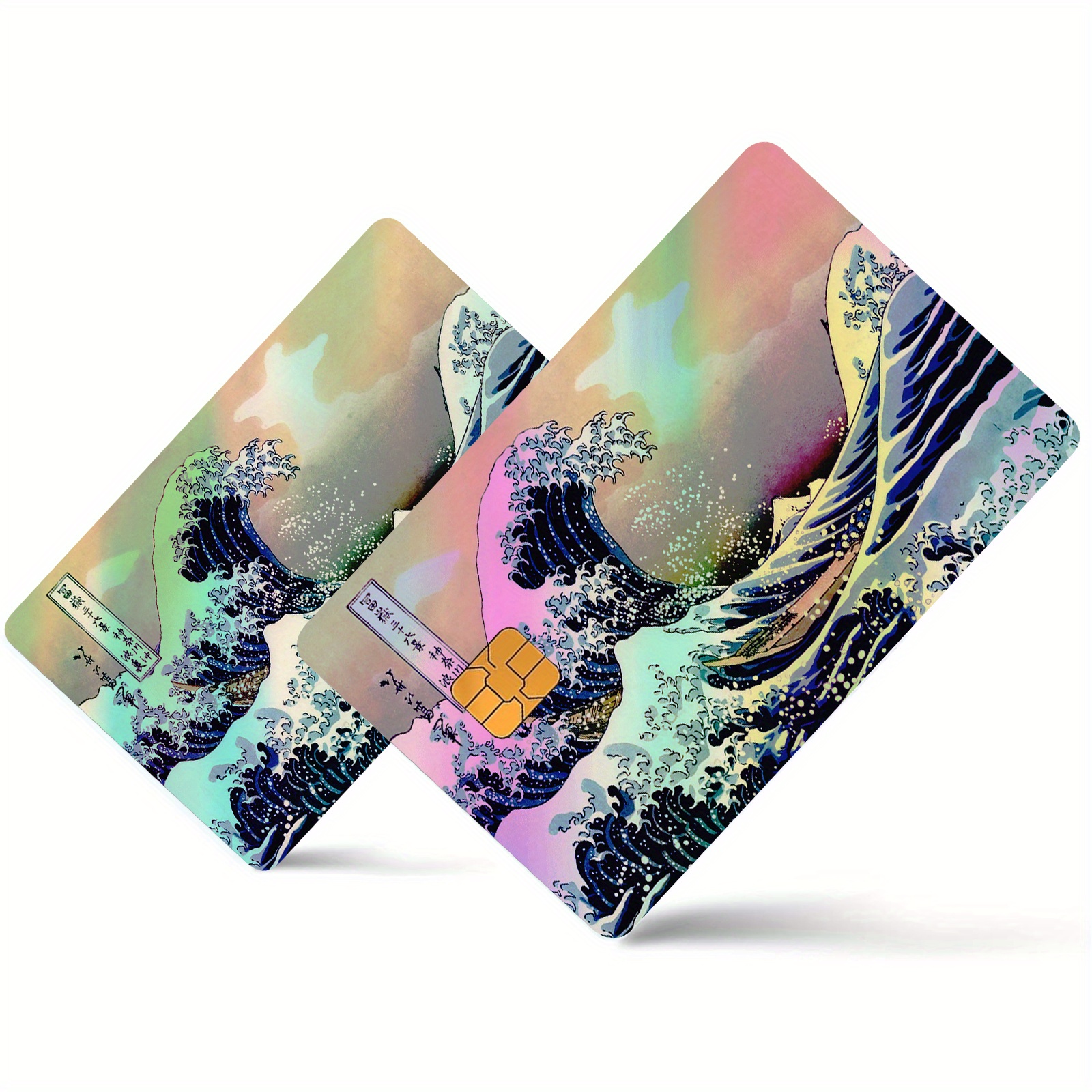 funny credit card sleeves Credit Card Holder (2 Pack) - Matte Smooth Vinyl Material - Funny Designs -  Debit/Credit Card Stickers - Card Sleeves with Chip main image 0