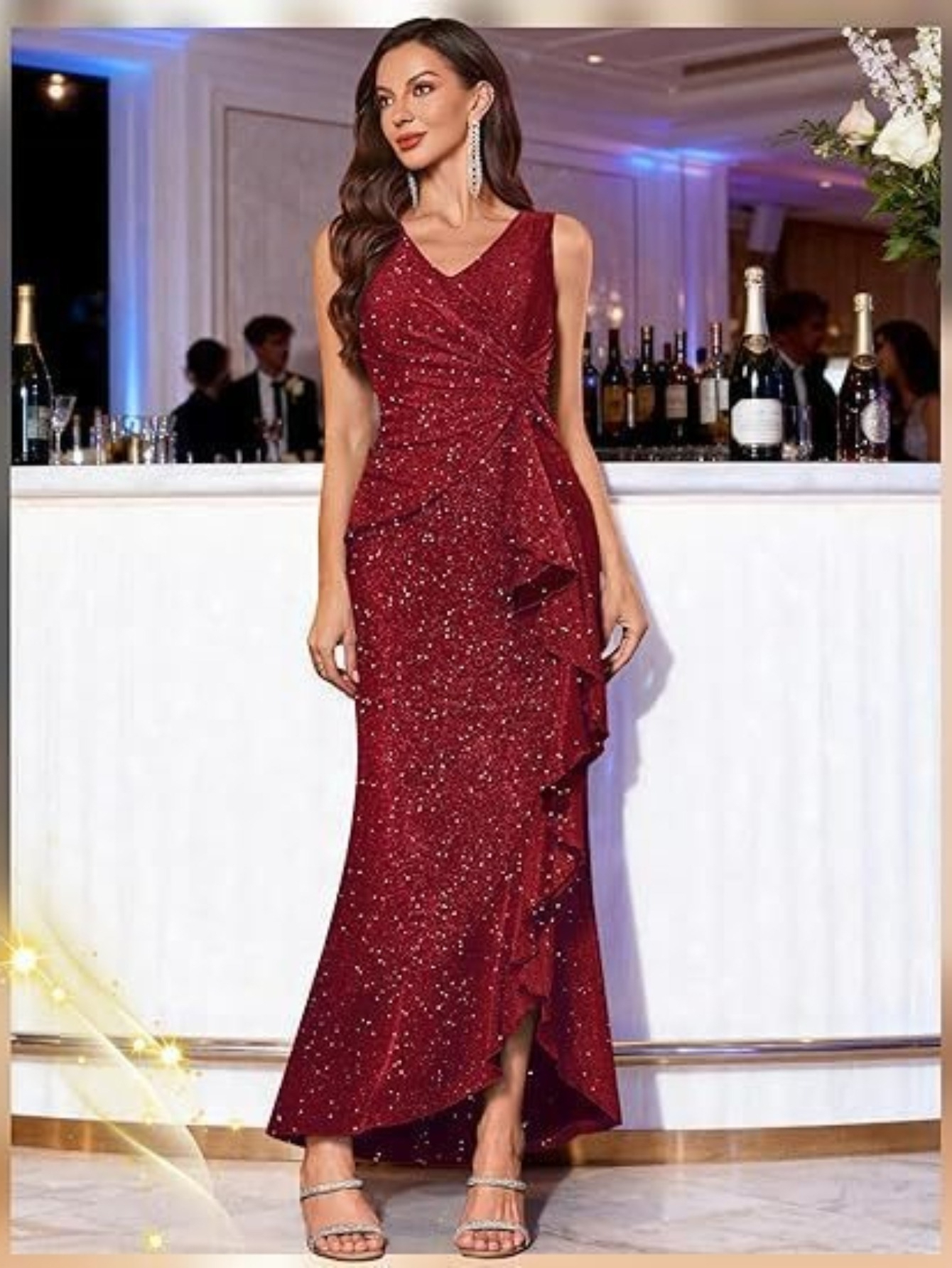 evening gown for women sold on Temu United States