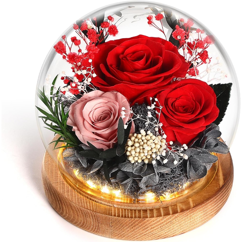 Image of Decorative Balls, Valentine's Day Rose Ball-shaped Decorative Gifts (with Gift Box), Suitable For Use On Anniversaries, Weddings And Home Decoration