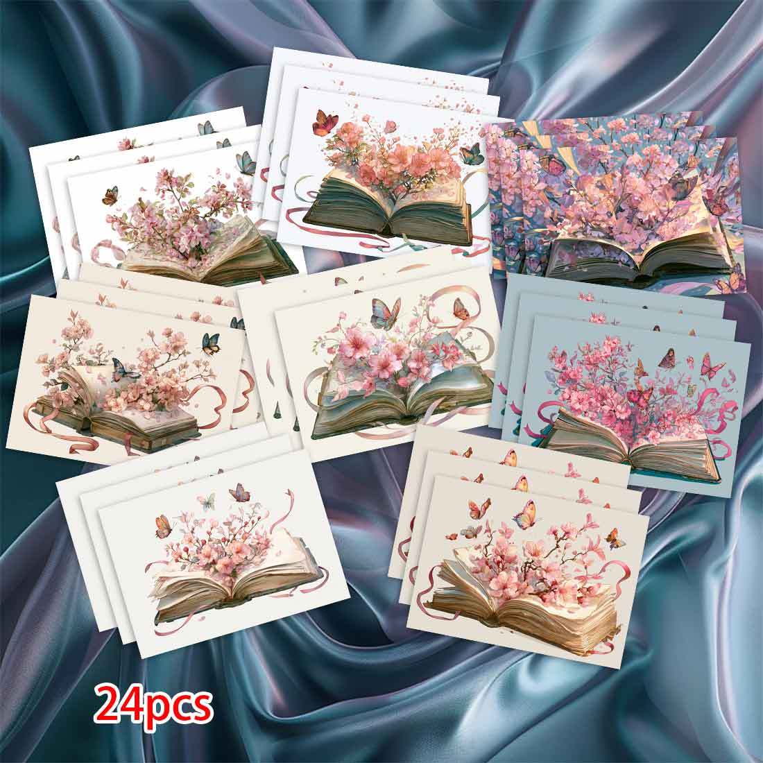 item picture 24 exquisite postcard greeting cards graduation postcards   postcards     atmosphere butterflies dancing and flowers blooming art postcards for journaling decoration greeting cards postcards gifting holidays diy