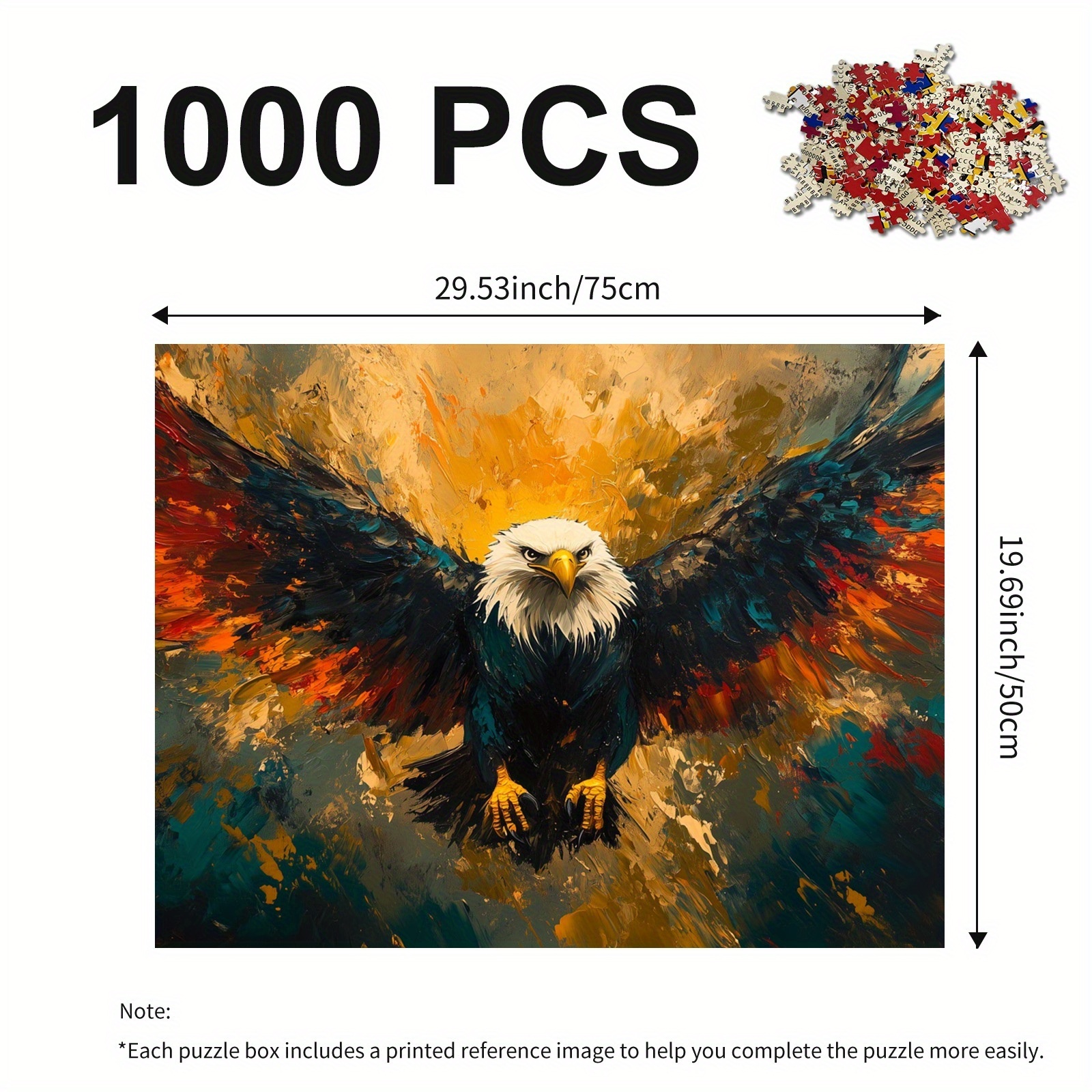 TEMU Adjustable Design Jigsaw Puzzle, Various Sizes Offered (500/1000/1500pcs), Authentic Color Paper Puzzle, Relaxation Puzzle For Adults, Puzzle,