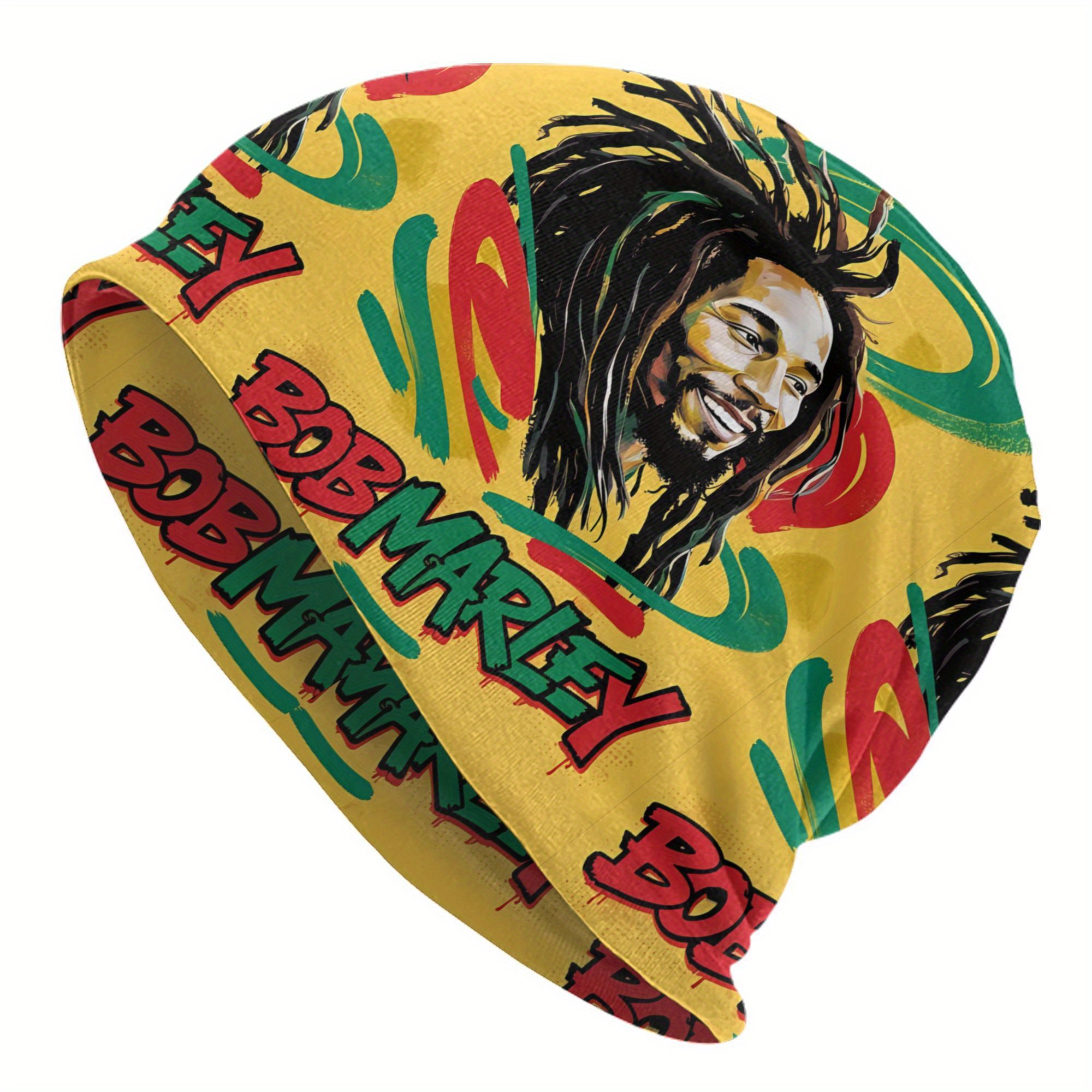 TEMU Rock Music Music Beanies Caps Hat Fashion Bonnet Hats Men2d Print Design