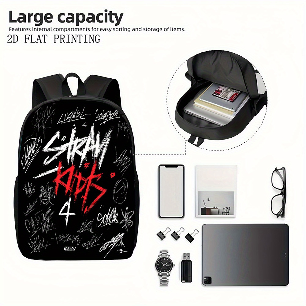 E-shop 1 Stück Großer Urban Graffiti Rucksack – -Art Grafikdruck, Edgy, Reise, College mit verstellbaren Trägern & Reißverschluss, für Teenager