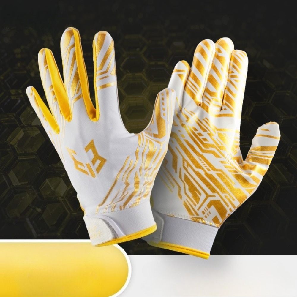 1 pair football gloves breathable and comfortable for men and women accent stitching   baseball basketball soccer       stylish sports gloves silicone grip gloves