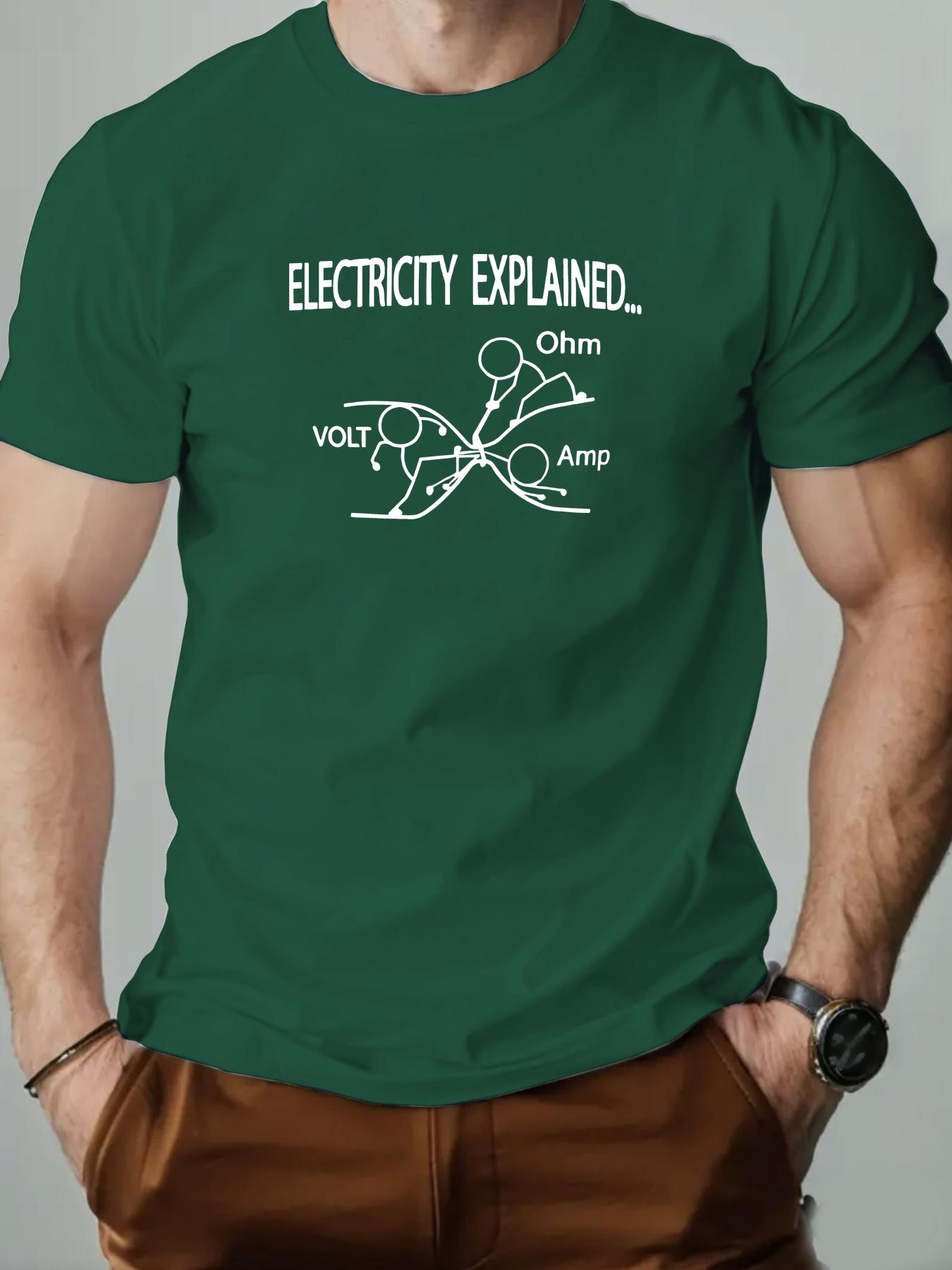 Mens Tshirt Volt Color T Shirt Volt Green T Shirts Store