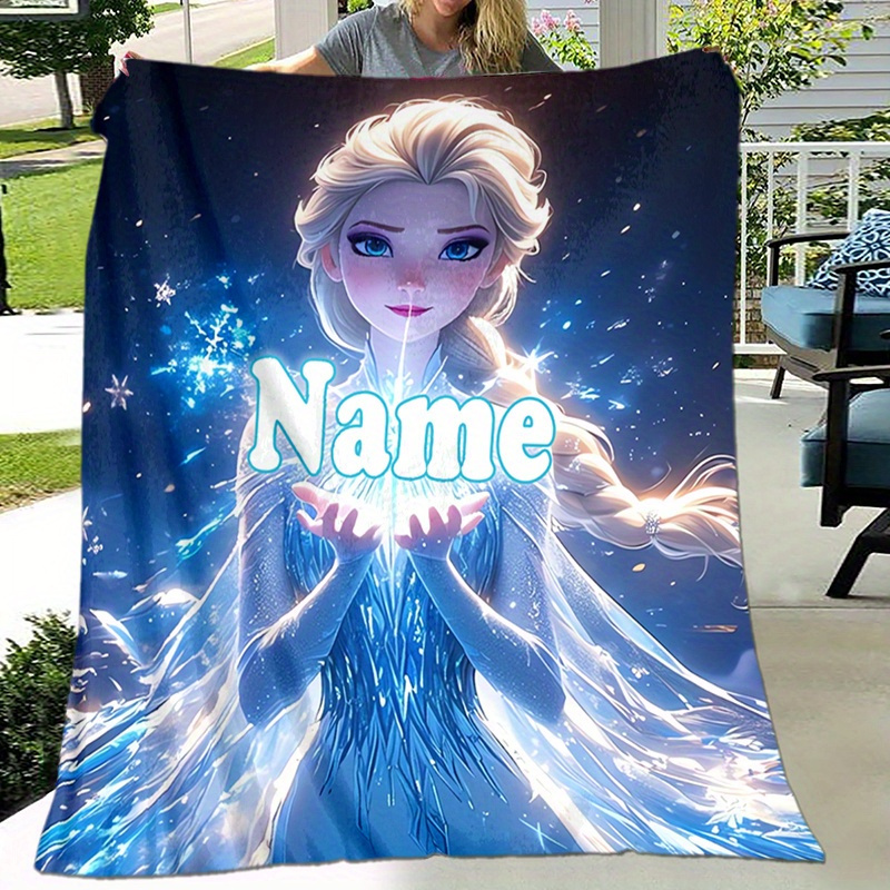 

1pc Ume Customizable Blanket, Personalized , , And , Printed, Seasonal , Halloween , Home & , Non-waterproof, Polyester, -, For Christmas & Halloween