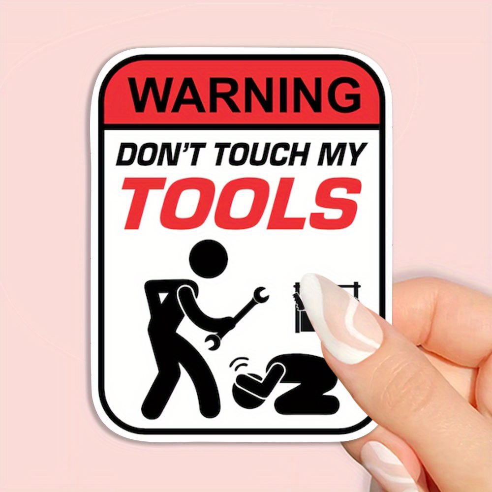Don't Touch My Sled Warning Funny Decal Sticker