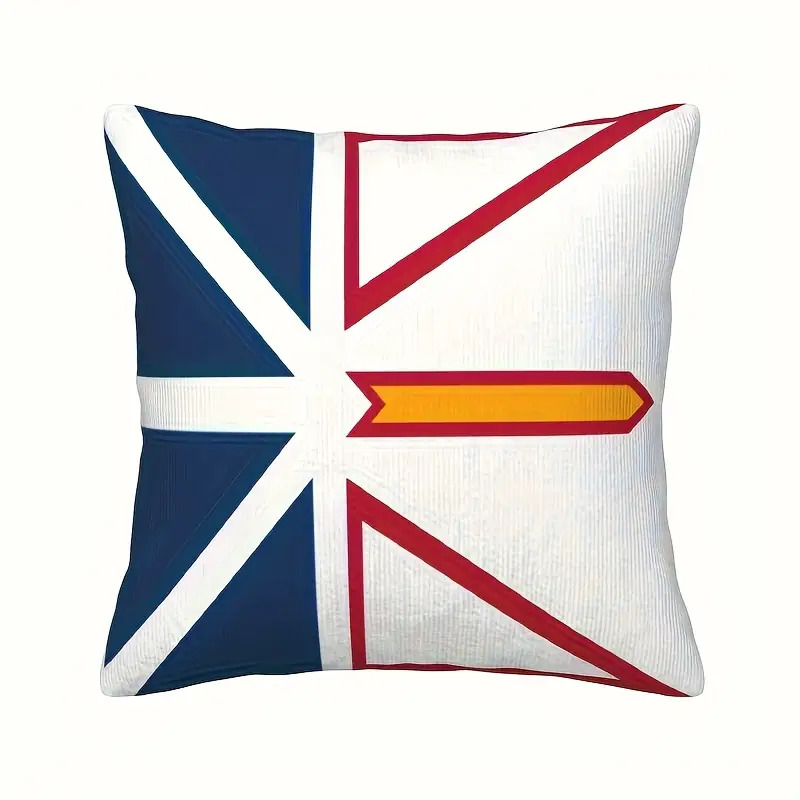 TEMU Taie d'oreiller imprimée 1 pièce, impression 2D à plat, lavable en machine avec fermeture éclair, motif patriotique imprimé , convient pour la