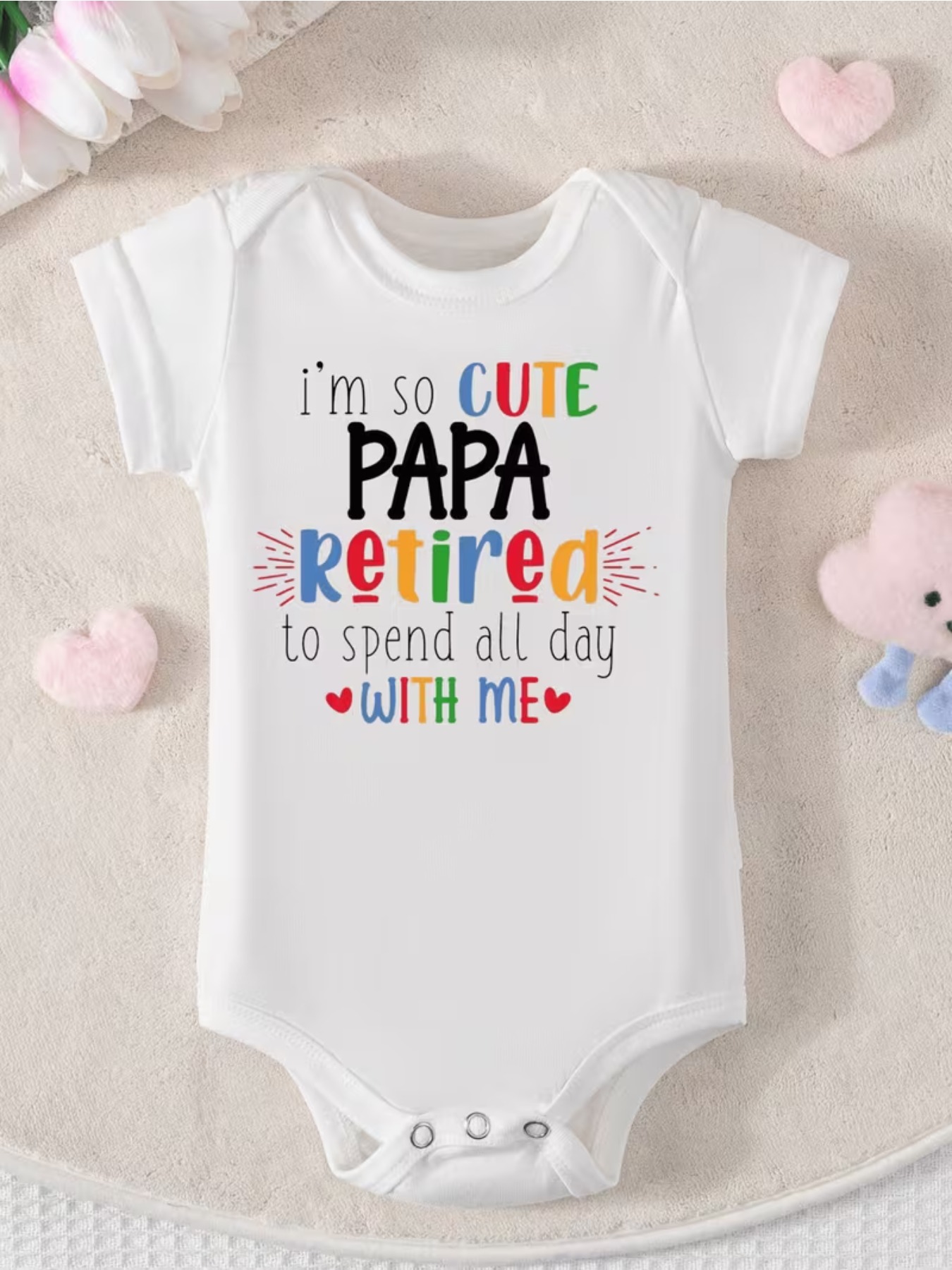baby girl clothes papa sold on Temu United States