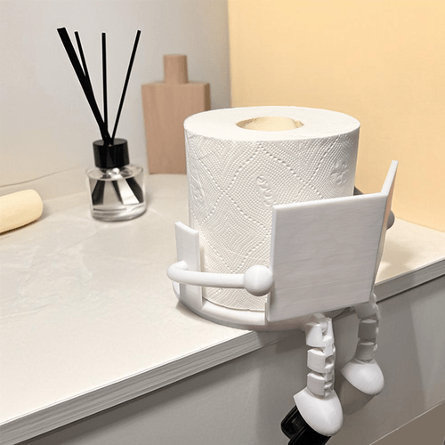 1pc 2pcs toilet paper holder 3d printed unique toilet paper holder bathroom decoration adds fun to your bathroom home decoration suitable for office bathroom family bathroom or any washroom great gift