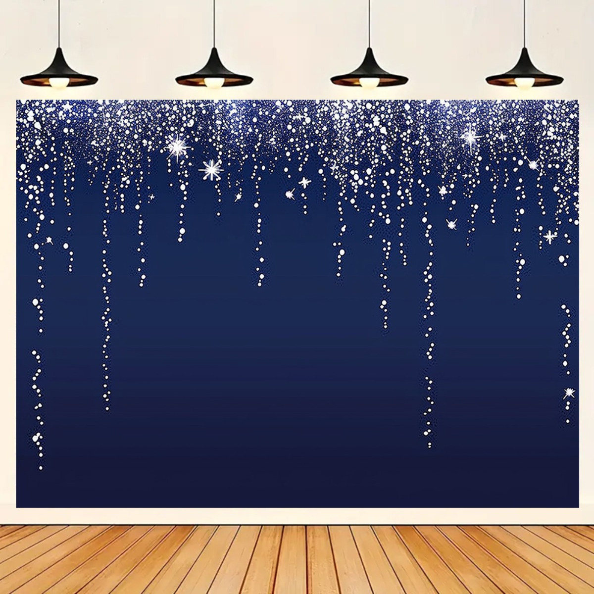 TEMU 1 pièce de fond de photo pour fête, bannière de fête, décoration de fond de photo pour d'anniversaire et de mariage, facile à installer en