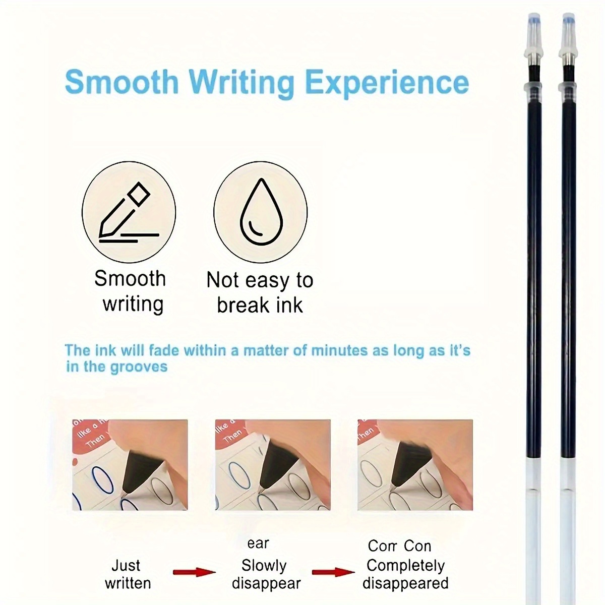 14 bucăți (2 bucăți stilou și 10 bucăți reîncărcări stilou + 2 bucăți suport stilou) reîncărcări stilou și stilou copiat , stilouri cu cerneală care cu antrenament de scriere, stilouri cu cerneală care pentru cărți cu găuri, materiale pentru cărți de urmărire Detaliile articolului 4