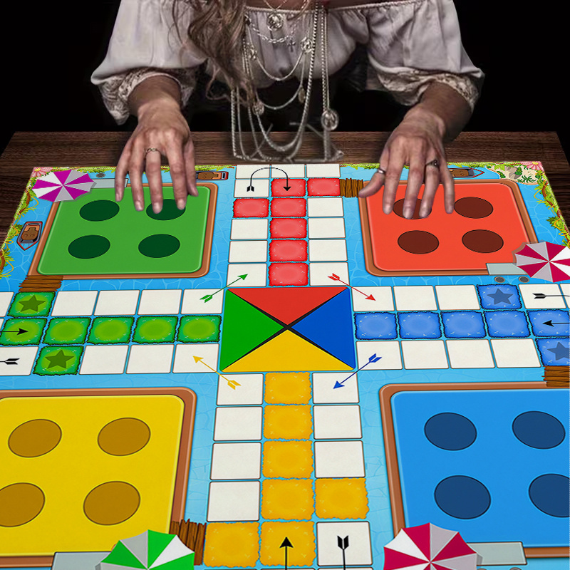 TEMU Nappe de style européen moderne à imprimé de jeu, tapis de table pour cartes de jeu, nappe de protection pour meubles, housse de table basse,