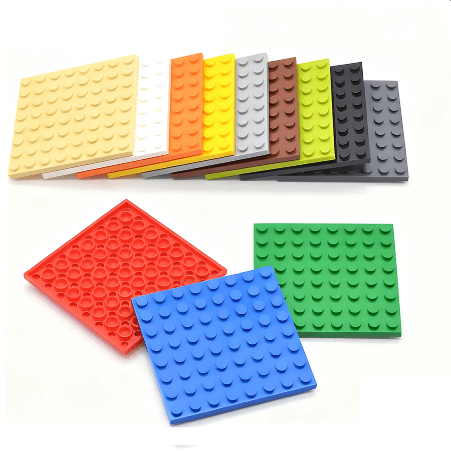item picture 10pcs 8x8 dot building blocks base plates double sided base children diy bricks toy compatible with 41539
