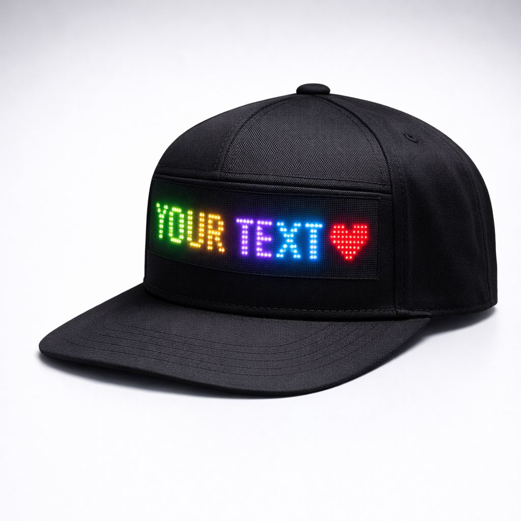 Programmable LED Night Light Hat for Men