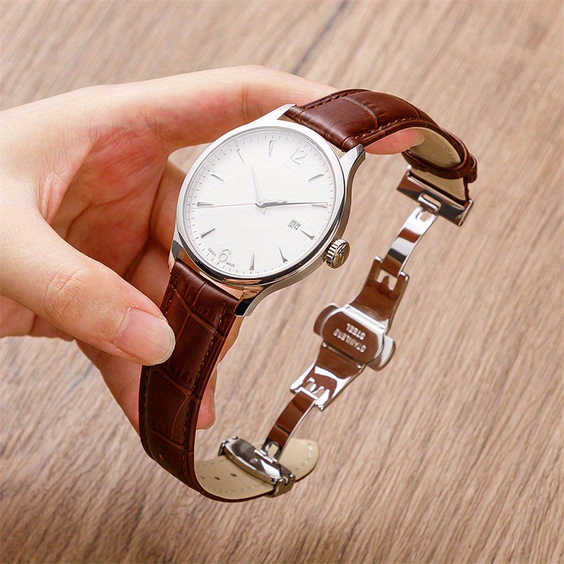 Bracelet Montre Fermoir Papillon Boucle Déployante Papillon