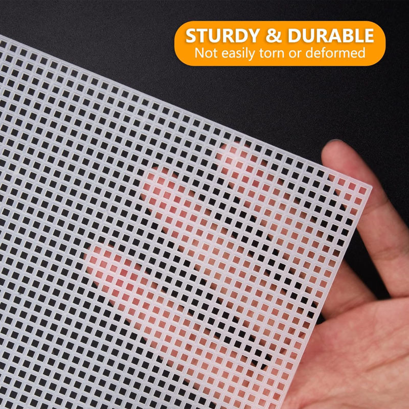 12pcs Premium Plastic Canvas Mesh Sheets Set for Crafts