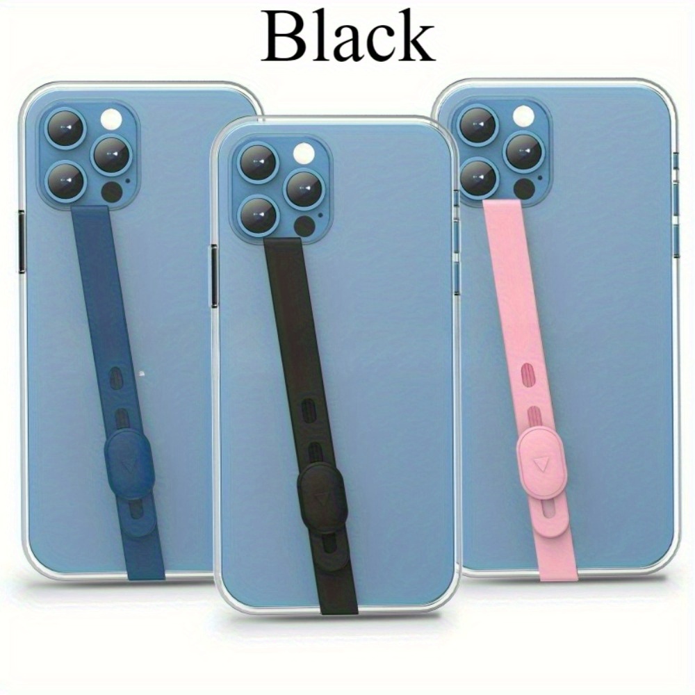 TEMU 1pc Adjustable Anti-loss Rope, Phone Case Rope, Anti-drop Mobile Phone Elastic Rope, Adjustable Universal Elastic Wristband