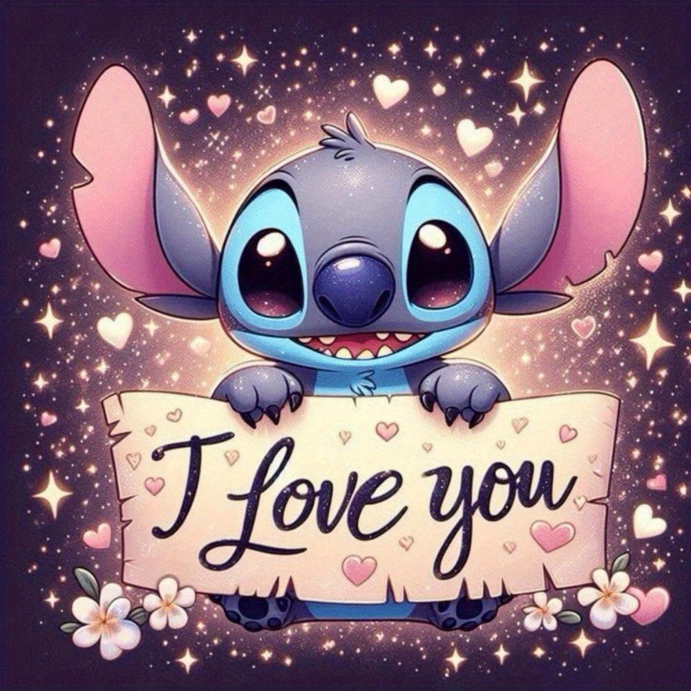 

1 Set Large Size Diamond Painting Disney Stitch 5d Diamond Painting Art Set, Suitable For Beginners, 5d Full Diamond Painting Set, Suitable For Home Wall Decoration And Holiday Gifts Zsh0104c