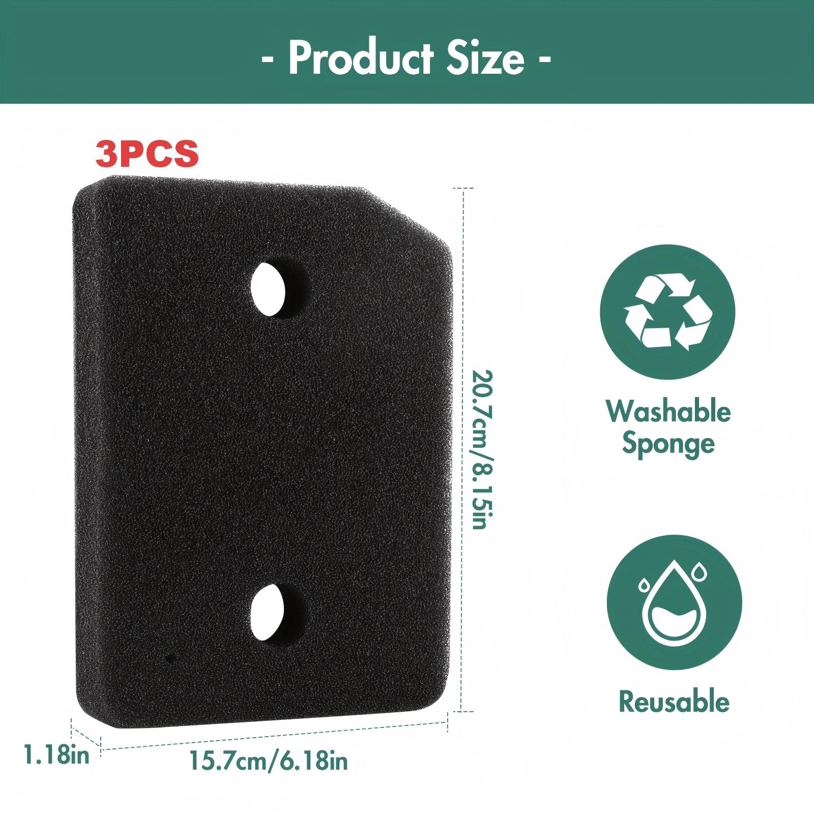 Image of 3pcs Mie-le T1 9164761 Dryer Filter Sponges- Fine& Coarse, Compatible With Dryers And Dryers, Polyester Fiber, Battery-free, Essential Appliance Accessories, 20.8x15.8x3.0cm