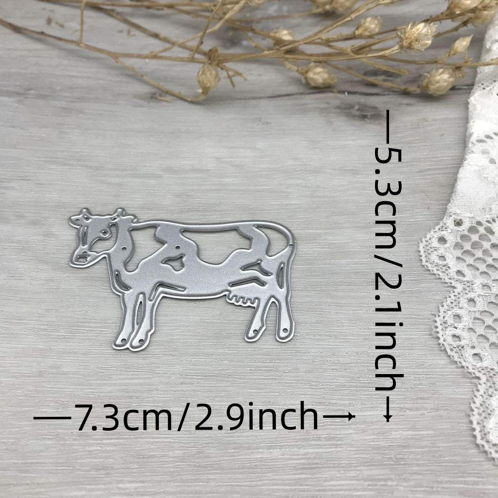 1pc Metal Cutting Dies Cut Die Mold Cattle And Horses Decoration Paper Craft Blade Punch Stencils Dies