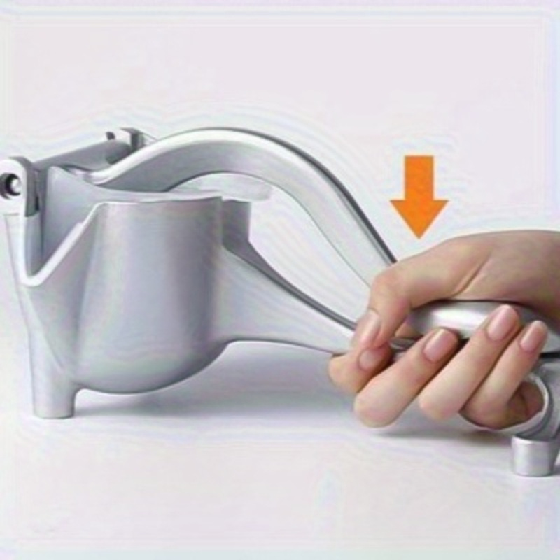 TEMU Hand Press Fruit Juicer Hand Orange Juicer Durable Stainless Steel Juicer, Kitchen Tools, Orange Hand Press Stainless Steel Juicer
