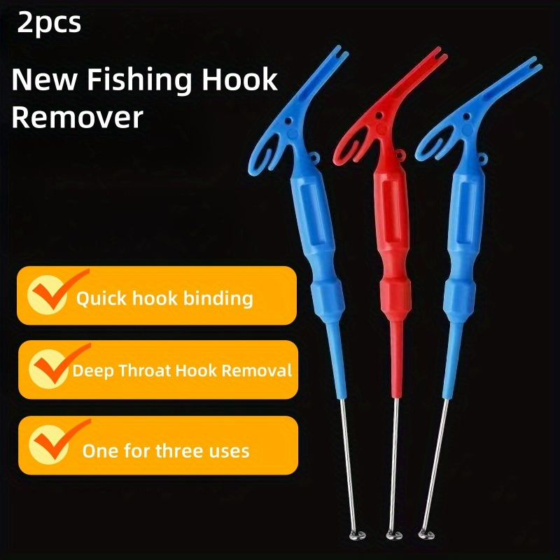 2pcs Fly Nail Knot Tying Tools Decoupler Hook Picker Remover * Tying Loop  Knot Tyer Fishing Tool 3-in-1 Fishing Hook Remover Tool, Manual Knot Tying  Device for Leader Lines, Hook Removal and Line ...