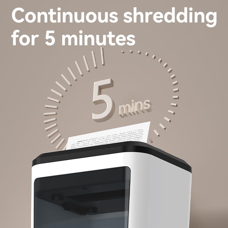 Compact Design Mini Paper Shredder with a 3.5L Capacity for Shredding Up to 3 Sheets