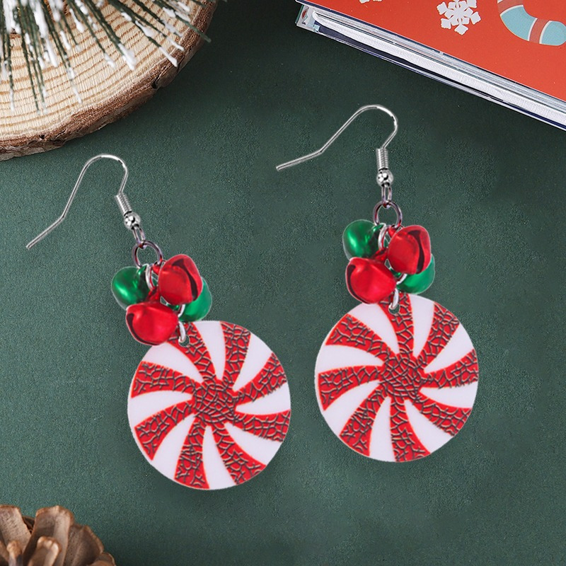 Women's Fashionable Drop Earrings with Christmas Vibe