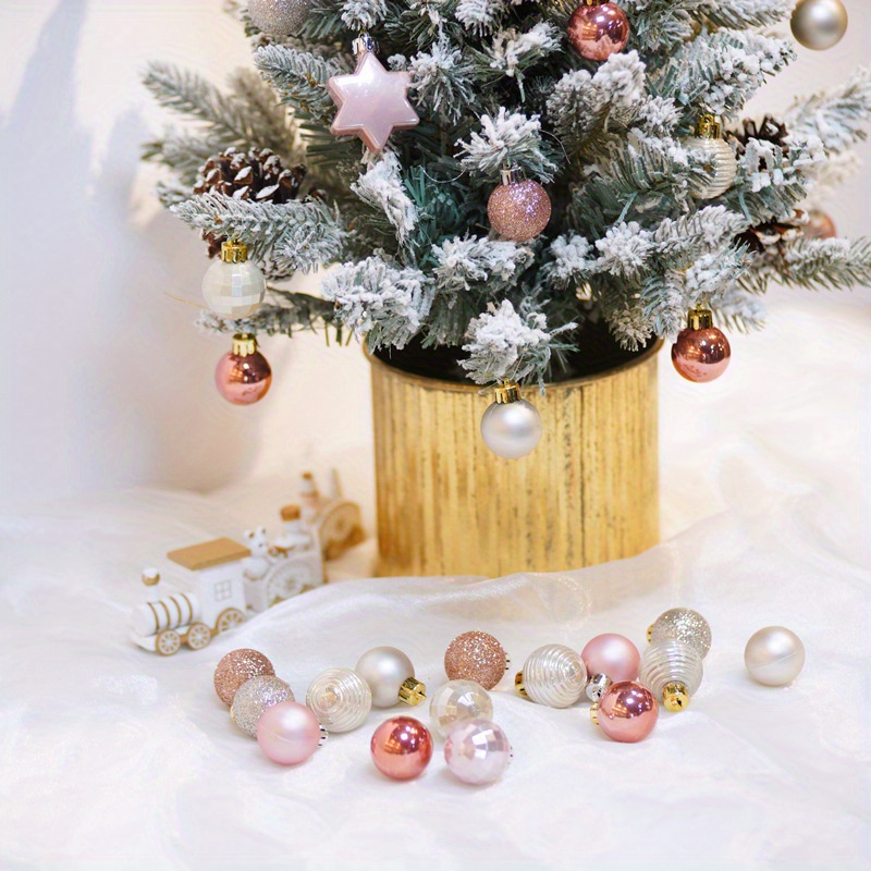 

33- & Plastic Christmas Tree Ornaments, Assorted & Hanging , Decorations For
