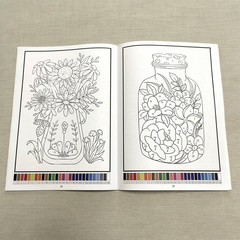 Image of Adult Color By Book: Relax& Mindful Patterns, Coloring Book Scenes, Garden , Flowers - Relaxing Large Print Pages For Relax, Relaxation& Creative - 32 Pages High-quality Large Print Pages For Relax
