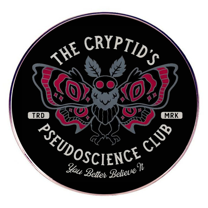 

The 's Pseudoscience Club Enamel Pin, Fashion Swan Man Brooch, Metal Alloy Badge Accessory For