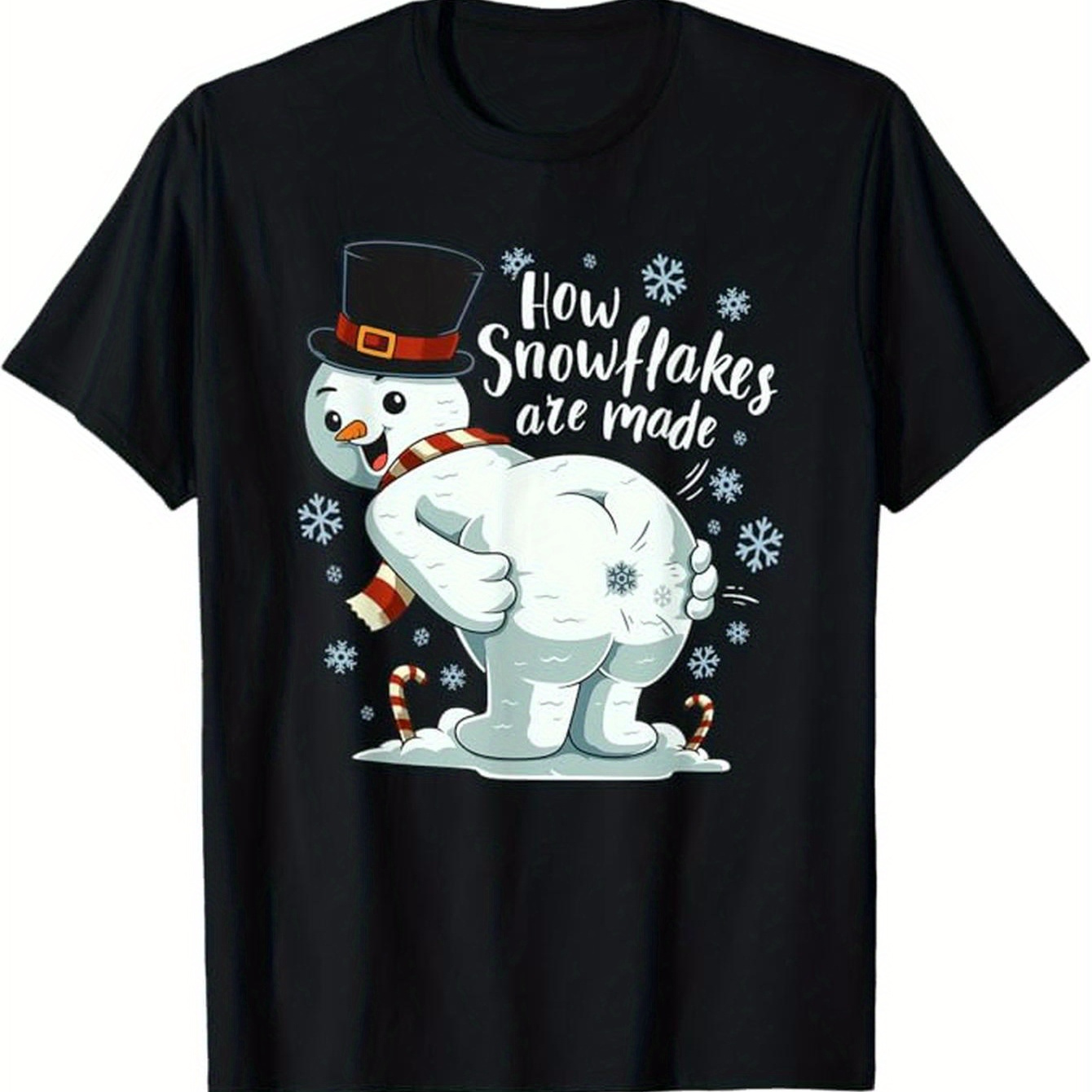 

Fart Snowman Christmas T-, 100% , Men And Women Mom And Dad , S-xxxl,