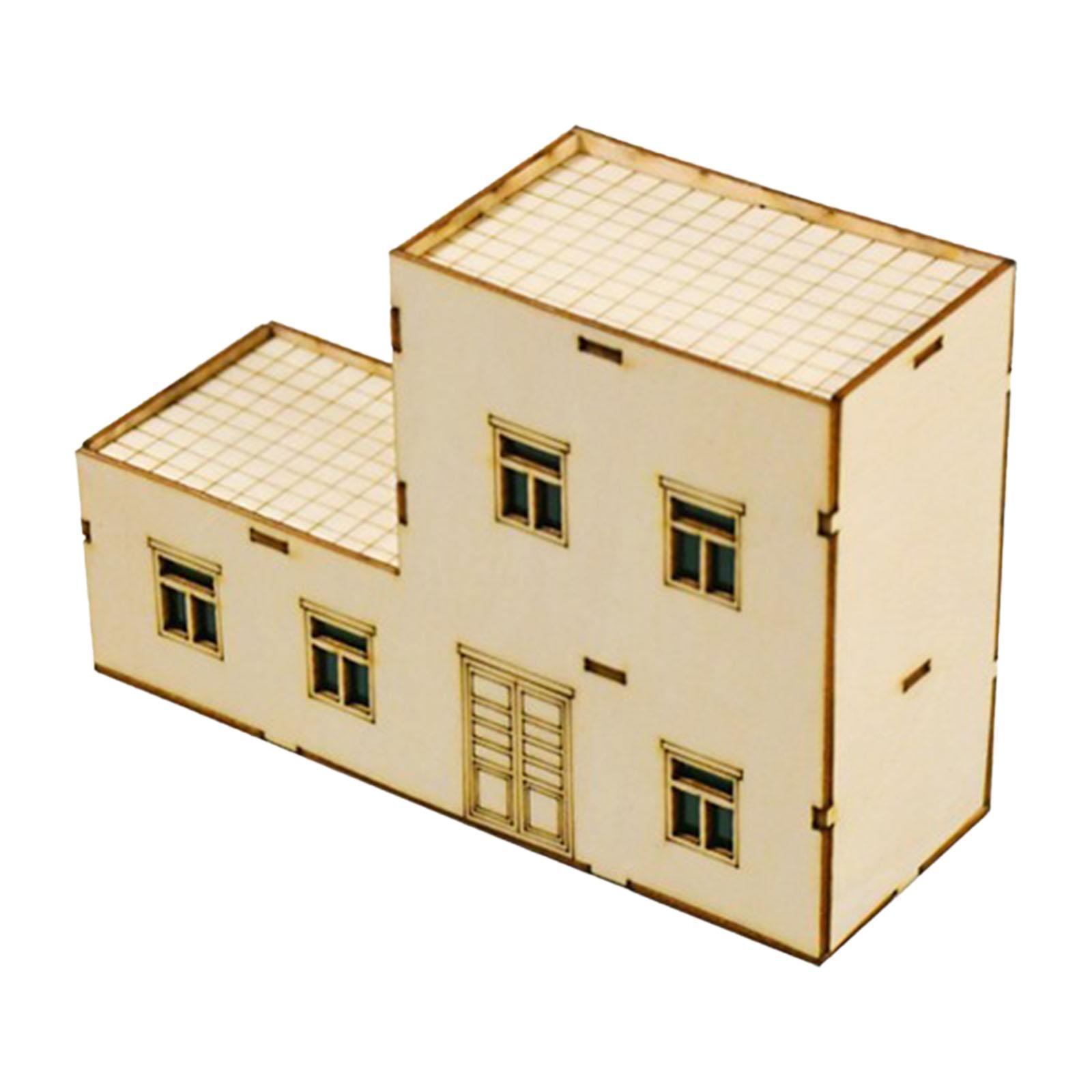 Miniature Wooden House for Sandboxes and Decoration