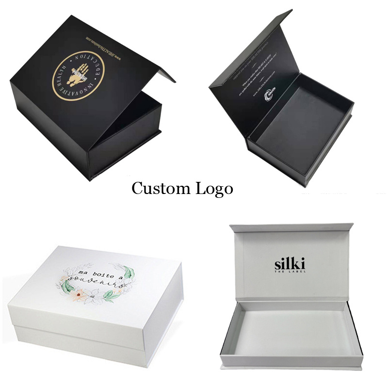 Custom Wedding Birthday Christmas Gift Box, Magnetic Flip-Top