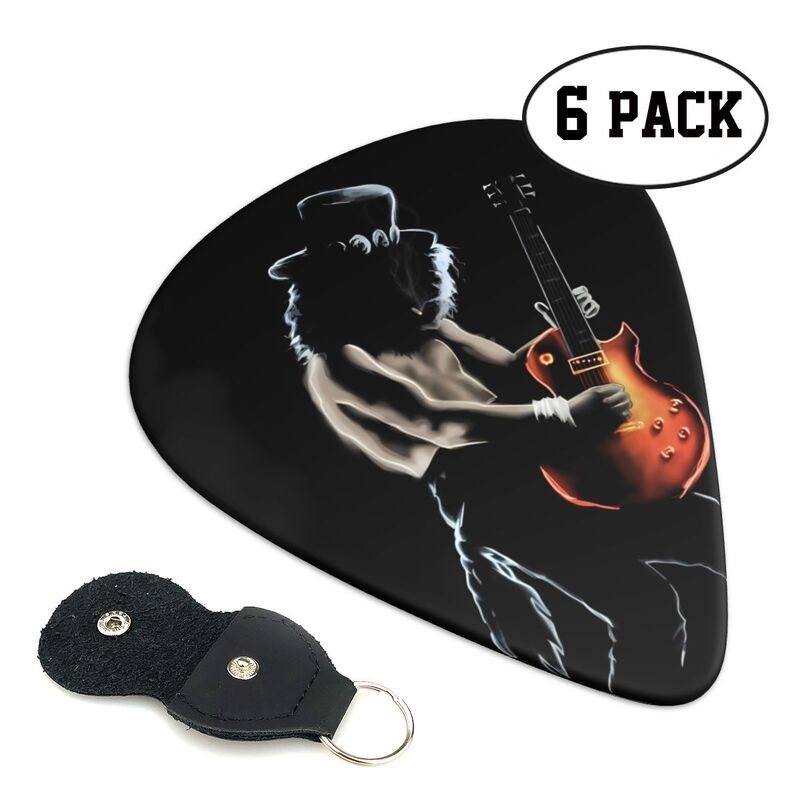 TEMU 6pcs Set, Music Guitar Picks Set - Guitar Pick Instrument Accessories - Suitable For Acoustic Guitar, Electric Guitar, , Ukulele - Durable,