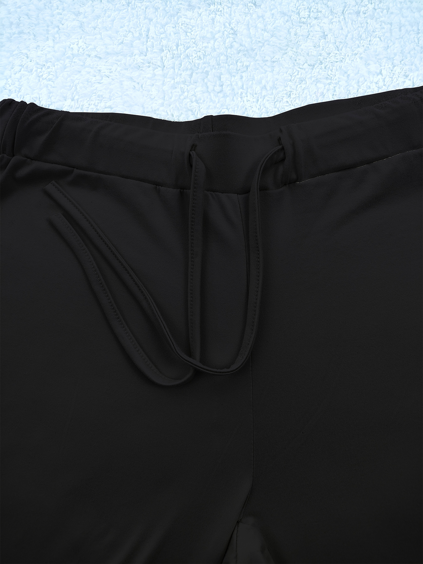 New Autumn Women's Clothing from Europe and America, NEW YORK & BROOKLYN Letter Print, Daily Casual Wear, Two-Pack of Comfortable Slim-Fit Stretch Tapered Straight-Leg Pants with Drawstring Waistband