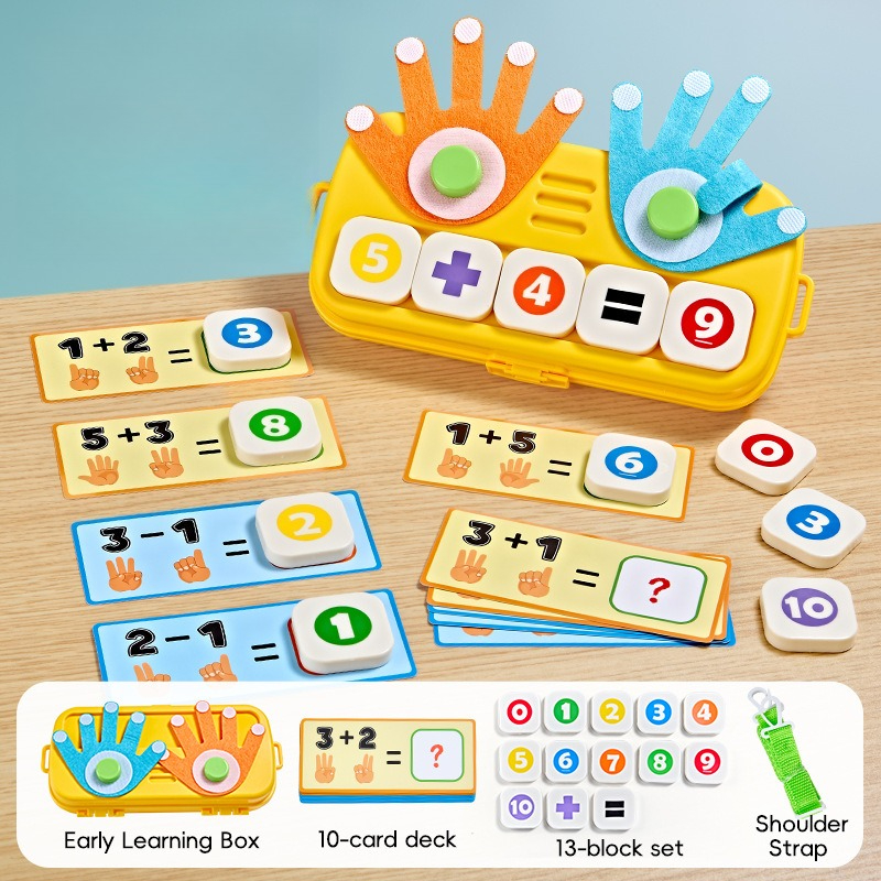 Image of Finger-shaped Computational Learning Toy Vocabulary Cards