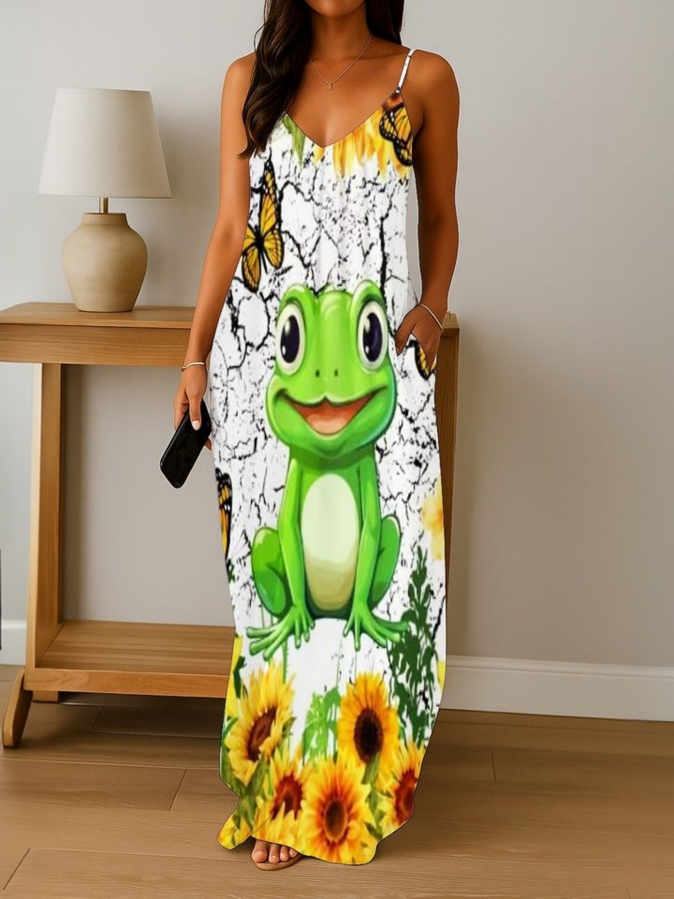 chinese dress ladies Chinese Style Stand-Up Collar Frog Button Pure Wool Knit Dress Women's Fall and Winter Strip Silm Slimming Long Mermaid Dress Cheongsam