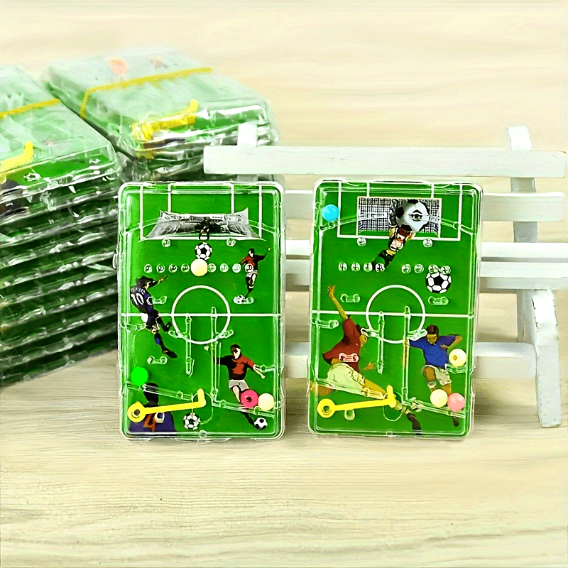 10er Set Fußball-Schlüsselanhänger Für Kinder - Bunte Cartoon-Designs, Perfekt Als Mitgebsel Für Partys