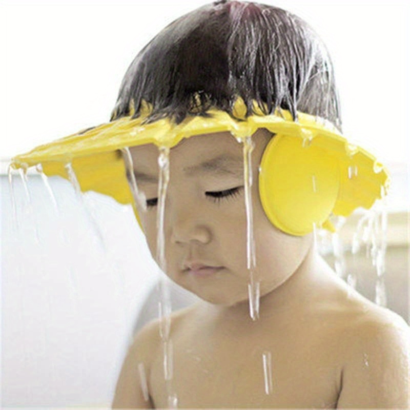 Shower Cap Bathing Wash Hair Eye Ear Protector Hat for New Born Bath Cap Shower Protection For Eyes And Ear